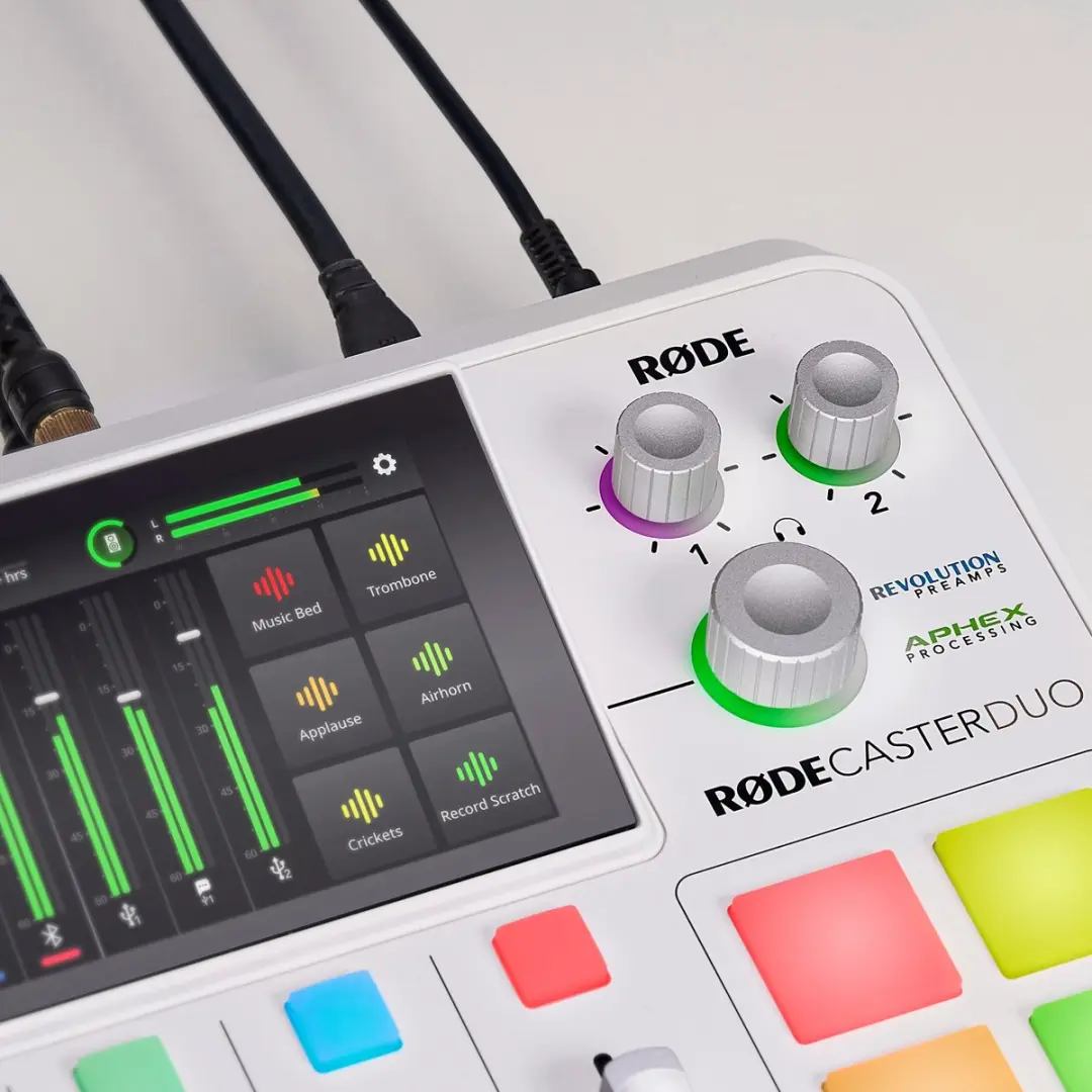 RODE RØDECaster Duo RCDUOW Console - 7 Kanalen - Wit