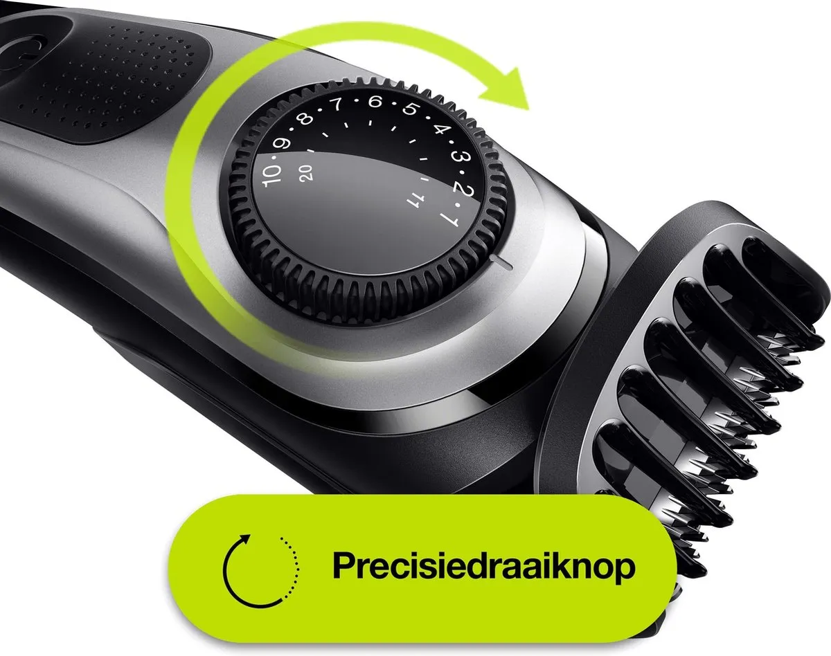 Braun BT5260 Baard- en Haartrimmer - 3 Opzetstukken - Zwart/Metaalzilver - afbeelding 6 van 6