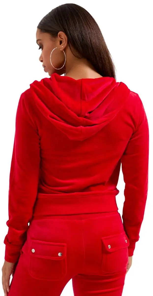 Juicy Couture Robertson Hoodie - Maat L - Rood