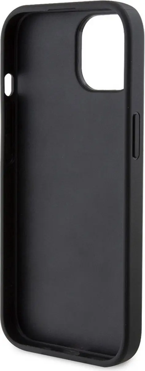 GUESS 4G Triangle Logo Hoesje iPhone 15 - Zwart