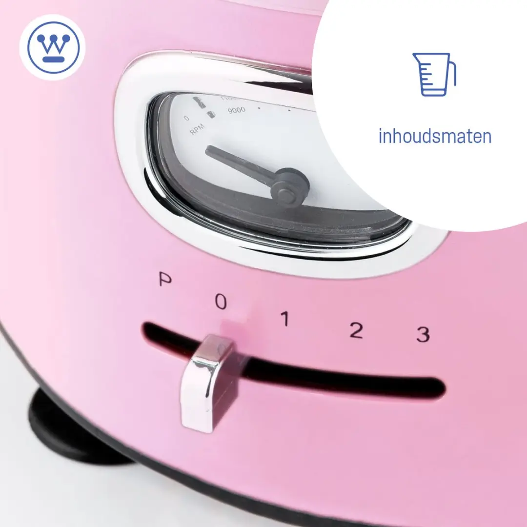 Westinghouse Retro Blender 600W - 1,5L Roze