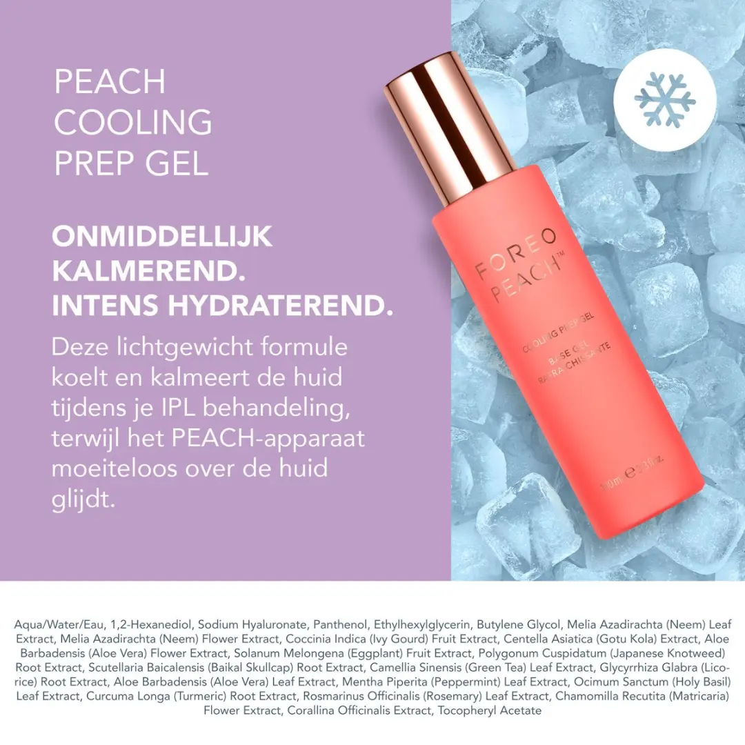 FOREO Peach 2 Go IPL Ontharingstool - 500.000 Flitsen - Goud/Paars/Rozig