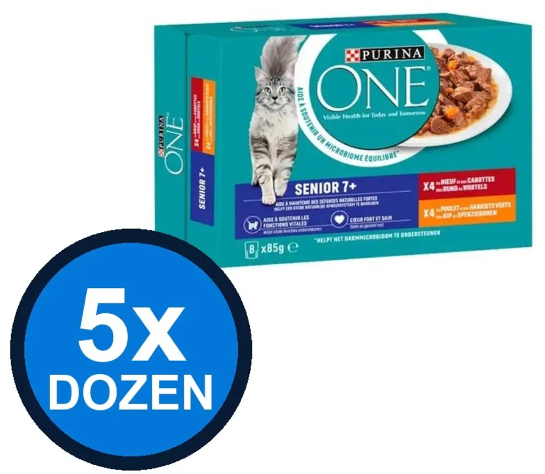 Purina ONE Senior Rund & Kip Natvoer