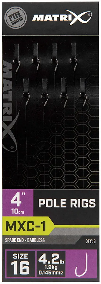 Matrix Onderlijn MXC-1 Pole Rigs 14 - 8 Stuks