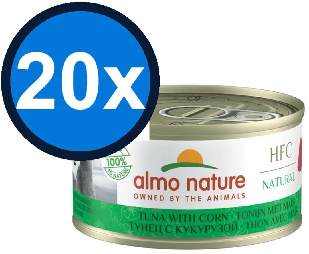 Almo Nature HFC Tonijn & Maïs Natvoer Kat - 20x70g