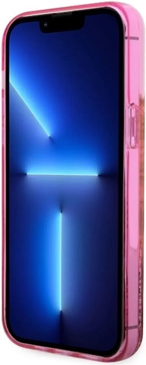 GUESS GUHCP14XLC4PSGP Hoesje iPhone 14 Pro Max - Roze Glitter