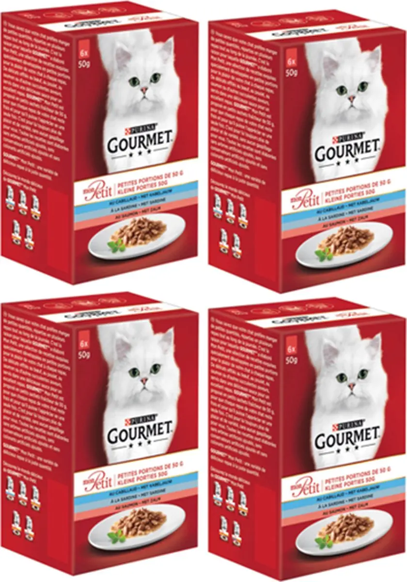 Gourmet Mon Petit Zalm Kattenvoer