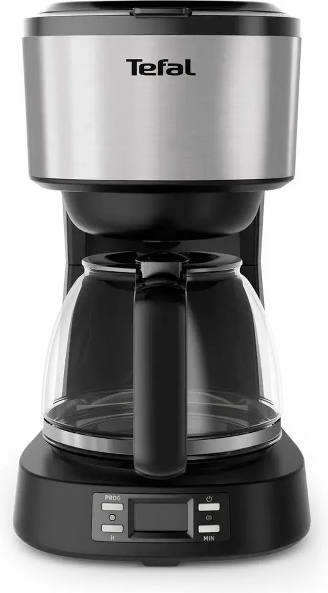 Tefal Equinox CM520D Koffiezetapparaat 12 Kopjes - 1,2L - Zwart/Zilver - afbeelding 3 van 6