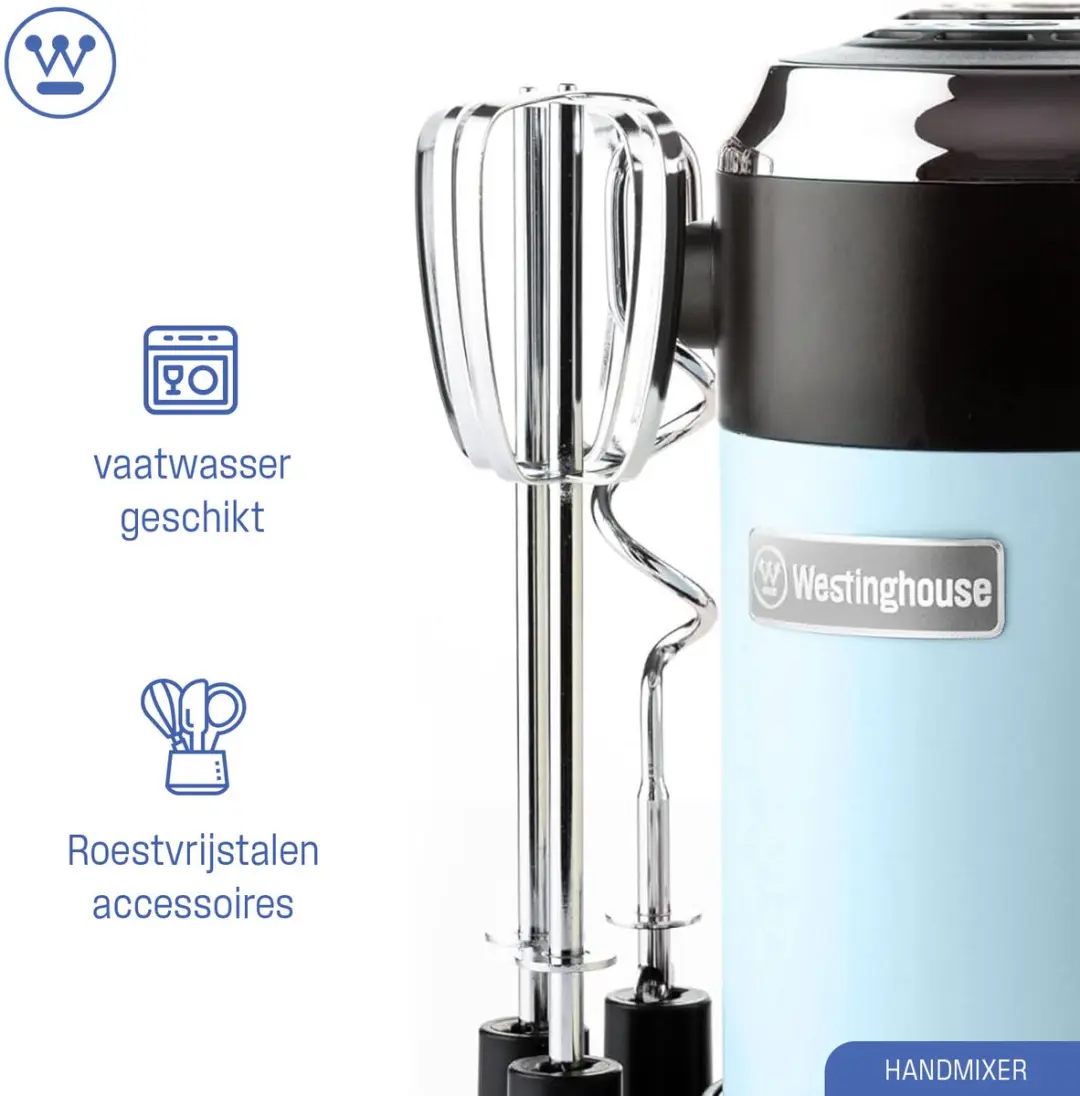 Westinghouse Retro 6-delige Keukenbundel - 2200W - Blauw