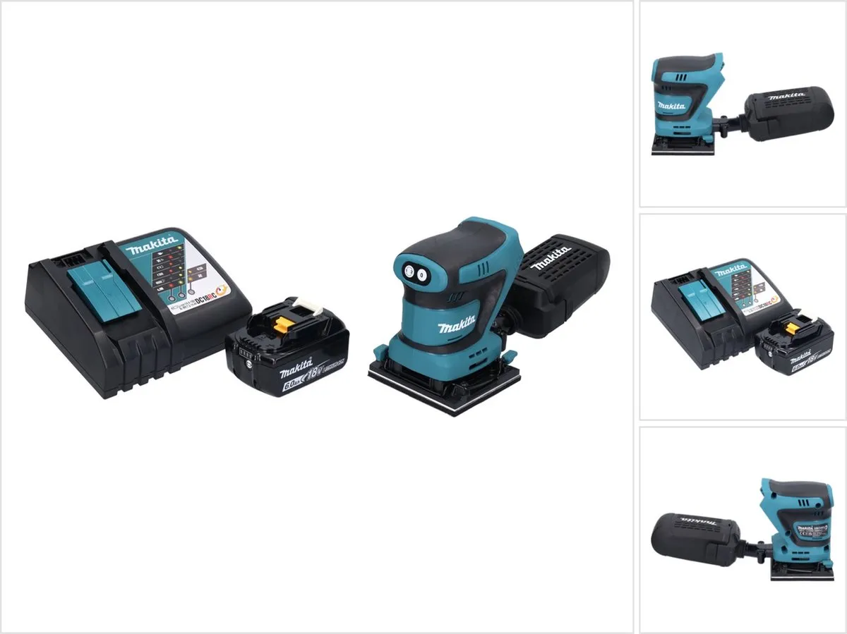 Makita DBO 480 RG1 Excentrische Schuurmachine 18V