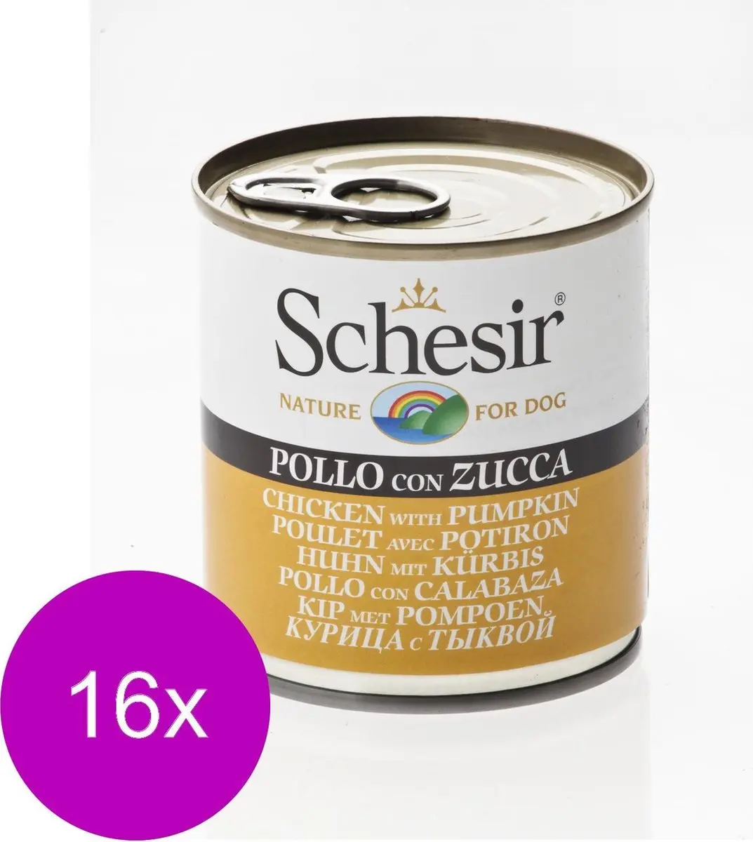 Schesir Hondenvoer Kip Pompoen in Gelei