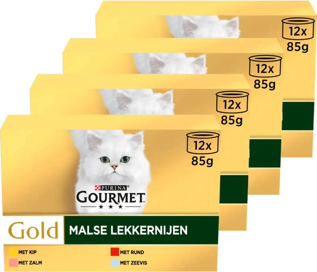 Gourmet Gold Malse Lekkernijen Natvoer Kat