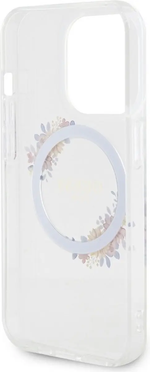 GUESS Glossy Ring Back Case - iPhone 14 Pro Max - Transparant