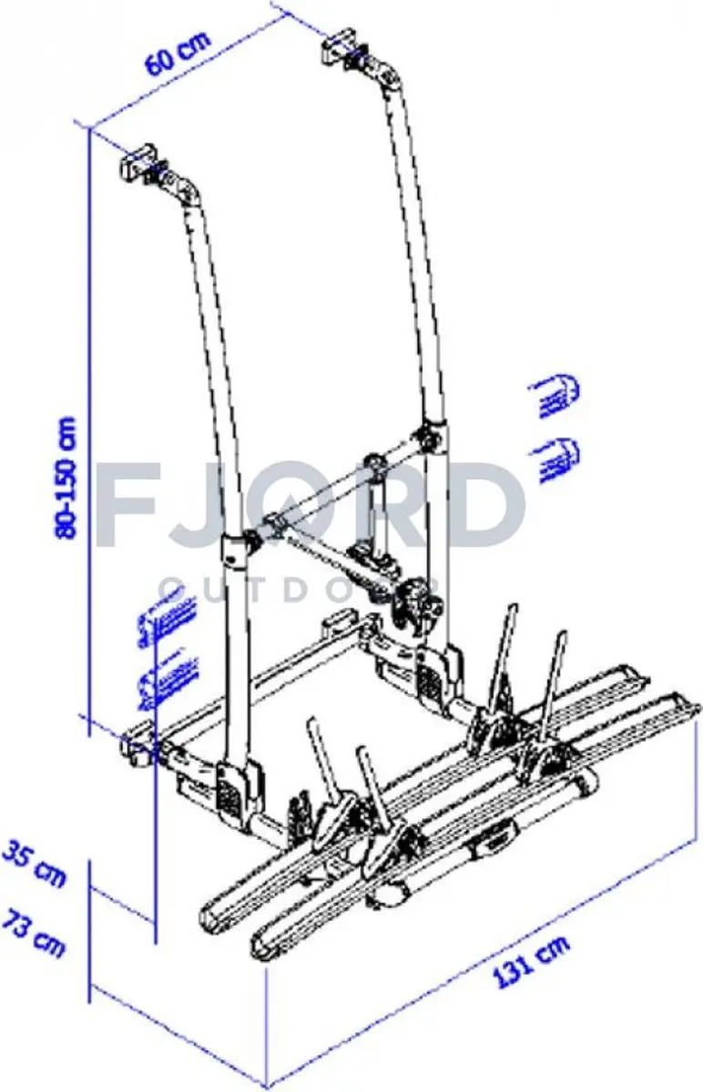 Thule Excellent G2 Standaard Fietsendrager - 2 Fietsen - Zwart
