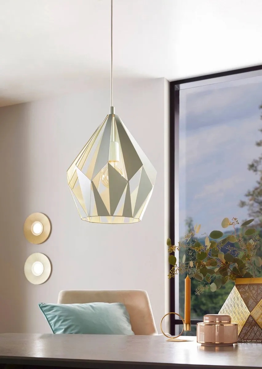 Eglo Carlton-P Hanglamp Ø31cm - Groen