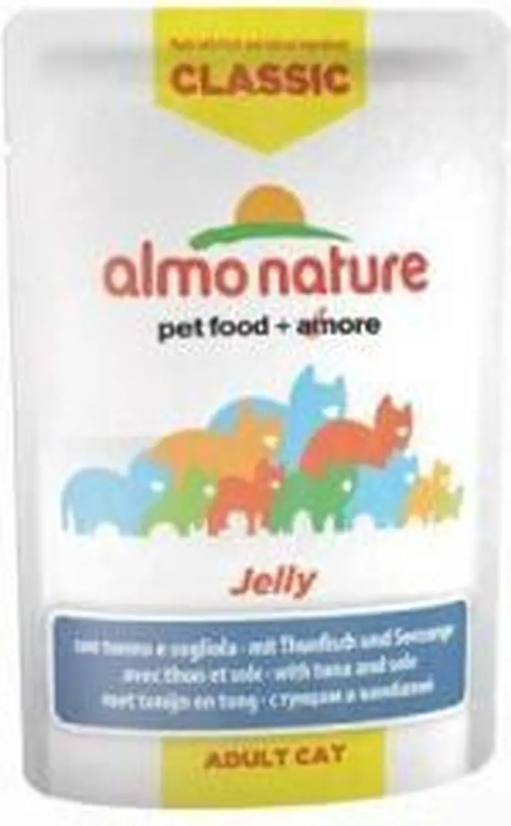 Almo Nature Classic Jelly Tonijn & Tong 24x55g