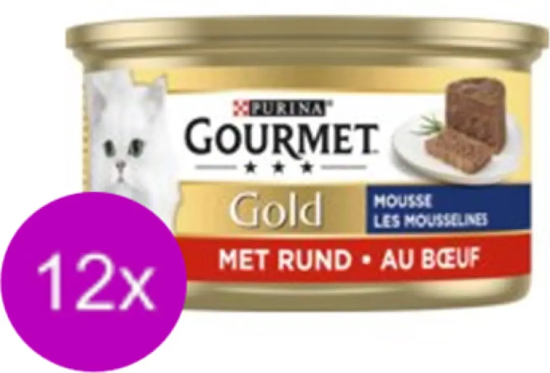 Gourmet Gold Mousse Rund Kattenvoer 85g