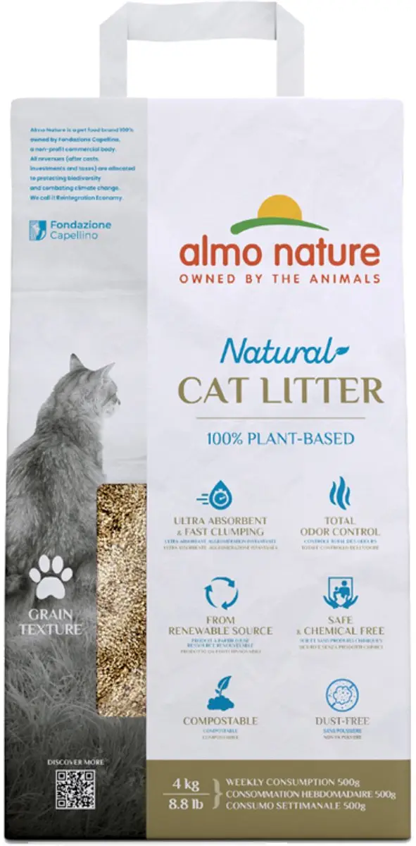 Almo Nature Cat Litter Grain Texture 4kg