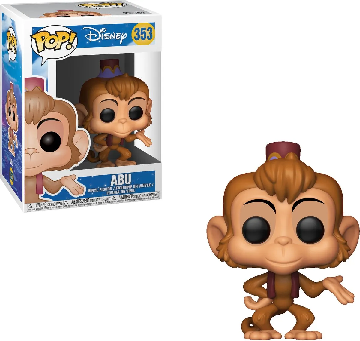 Funko Pop! Disney Abu Vinyl Verzamelfiguur 9,5cm