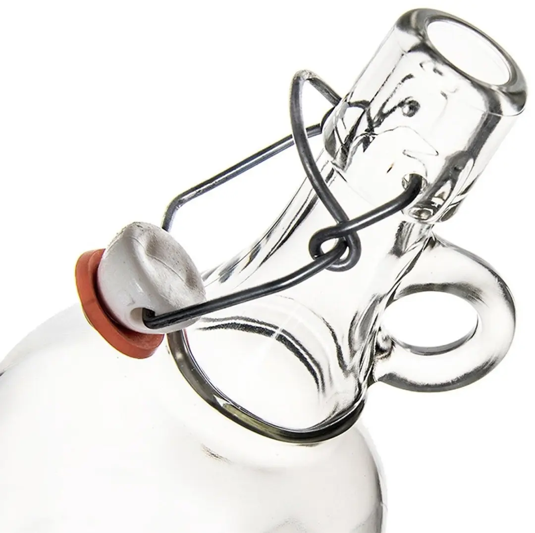 Orion Retro Stijl Glazen Fles 1L - Met Klip