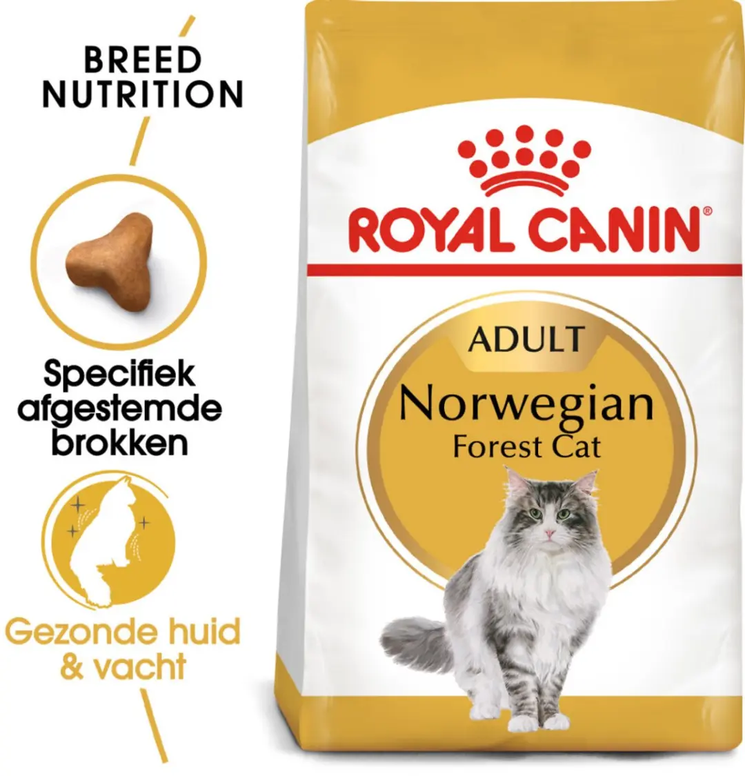 Royal Canin Norwegian Forest Cat Adult Kattenvoer - 6x2kg - afbeelding 6 van 6