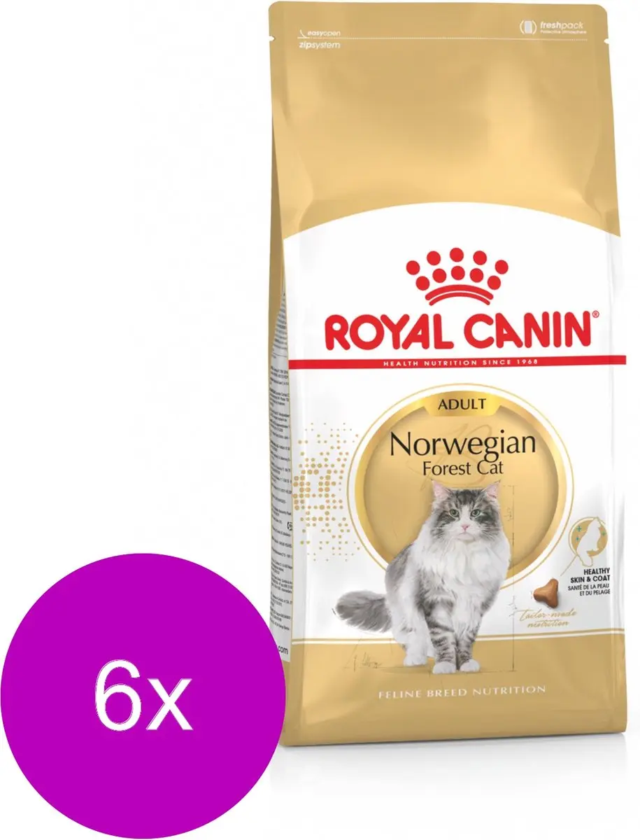 Royal Canin Norwegian Forest Cat Adult Kattenvoer - 6x2kg