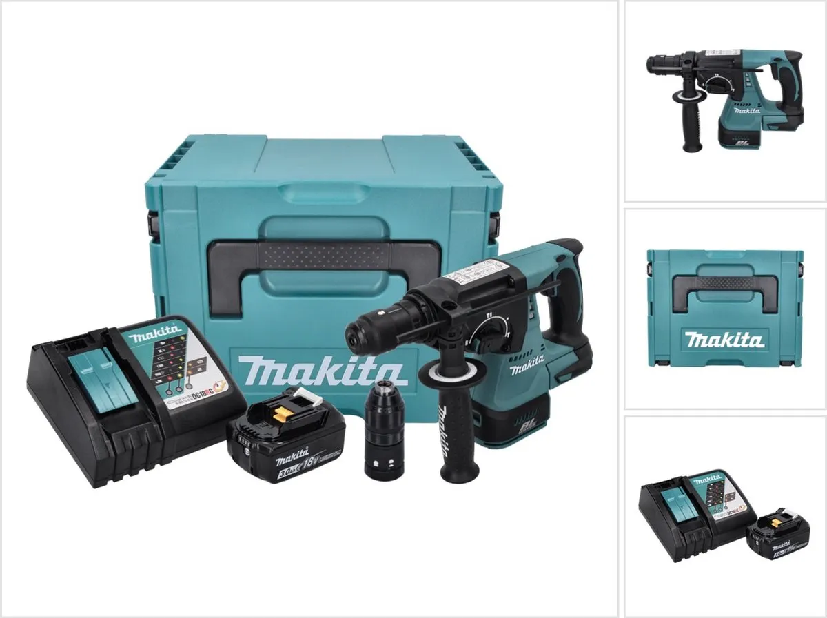 Makita DHR243RF1J Accuboormachine 18V SDS-plus Brushless