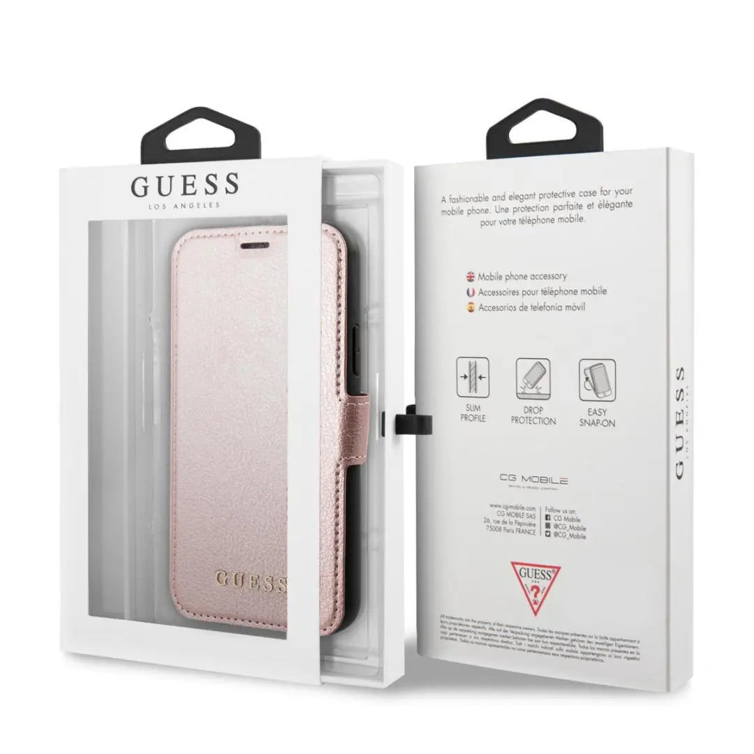 GUESS iPhone 11 Pro Max Hoesje S212-1 - Rose Goud