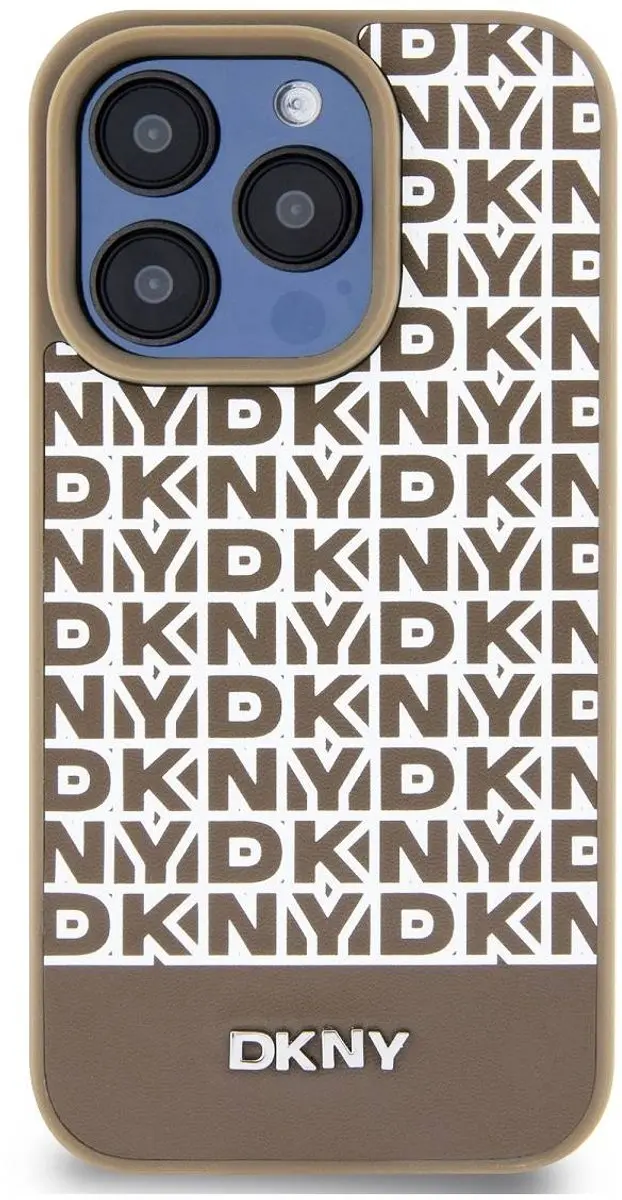DKNY Repeat Back Case MagSafe - iPhone 14 Pro Max - Bruin - afbeelding 6 van 6