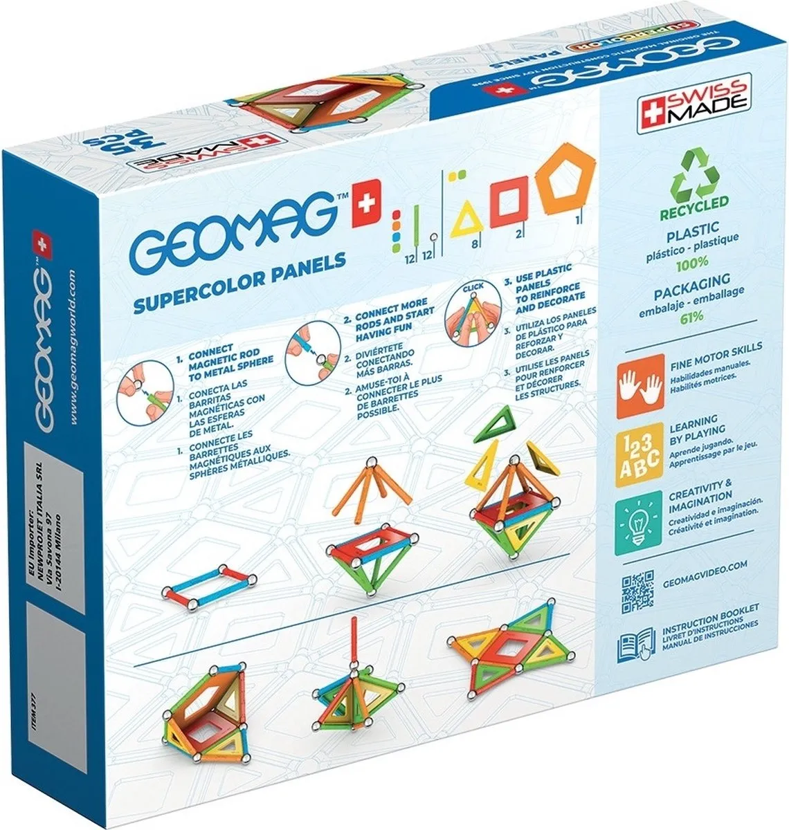 Geomag Super Color Recycled 35-delig - Multikleur - afbeelding 6 van 6