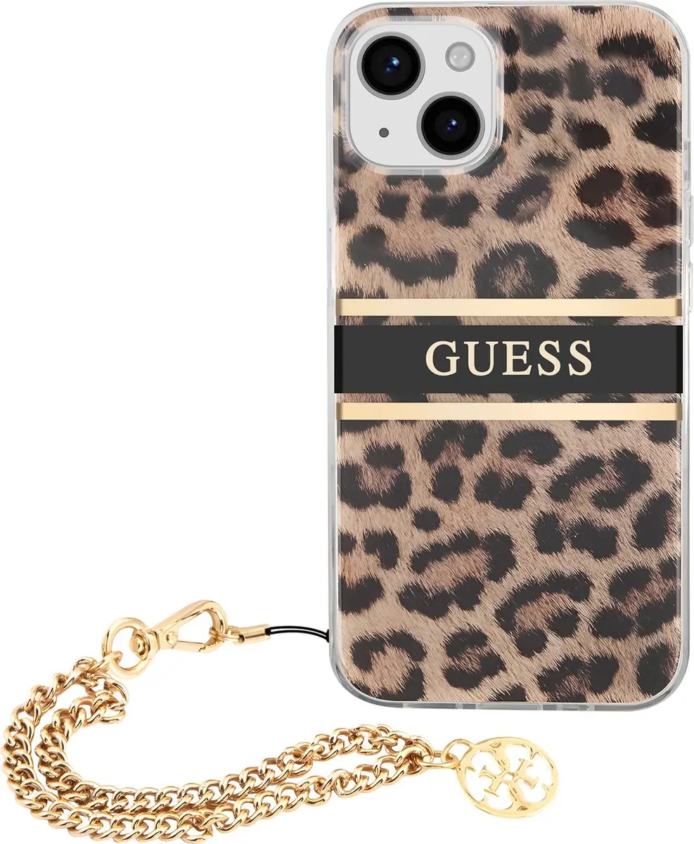 GUESS iPhone 13 Mini Hoesje - Luipaard - 8147