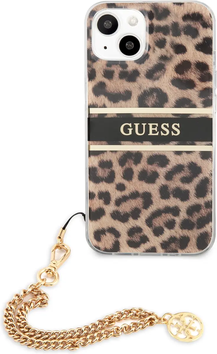 GUESS iPhone 13 Mini Hoesje - Luipaard - 8147