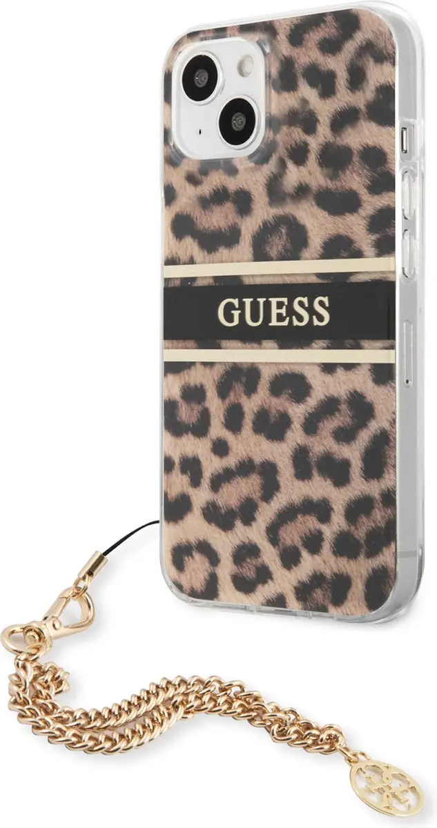 GUESS iPhone 13 Mini Hoesje - Luipaard - 8147