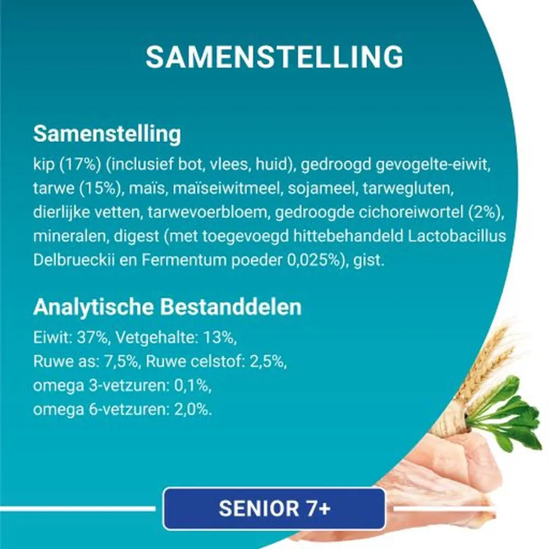 Purina ONE Senior Kattenbrokjes Kip & Volkoren 20x800g