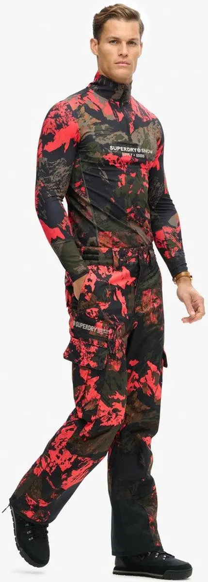 Superdry Ultimate Rescue Skibroek Heren - XL - Roze/ Groen