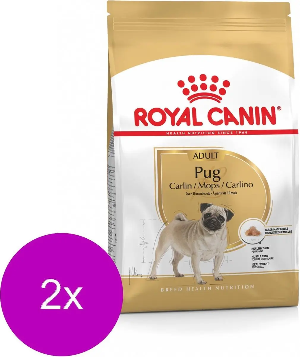 Royal Canin Pug Adult Hondenvoer - 2x3kg