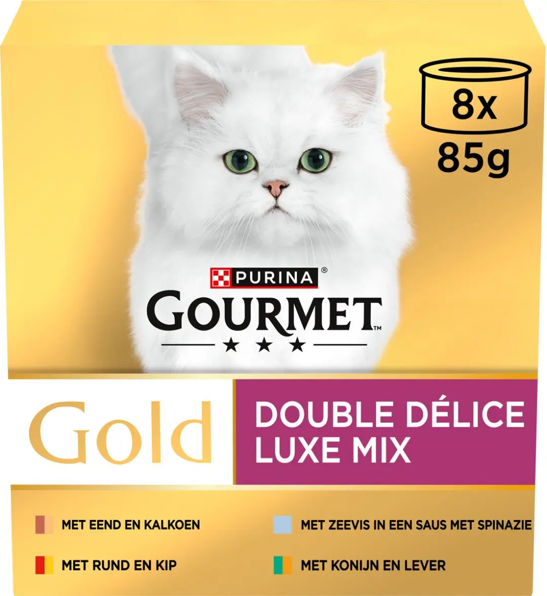 Gourmet Gold Luxe Mix Natvoer Kattenvoer