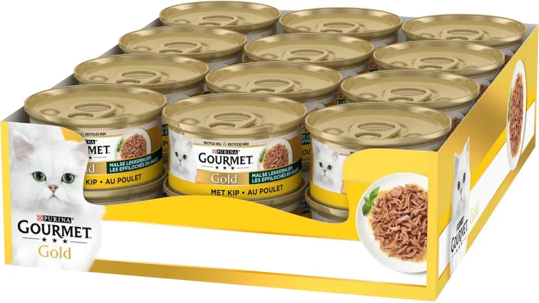 Gourmet Gold Malse Lekkernijen Natvoer Kat
