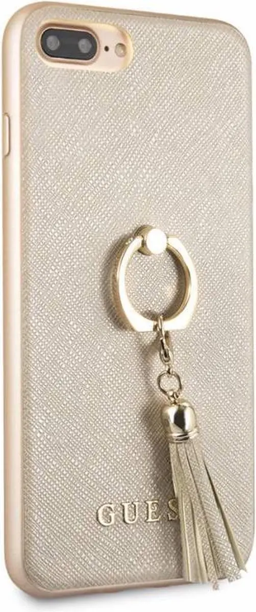 GUESS iPhone 8 Plus Hoesje - Goud - Kunstleer - afbeelding 4 van 5