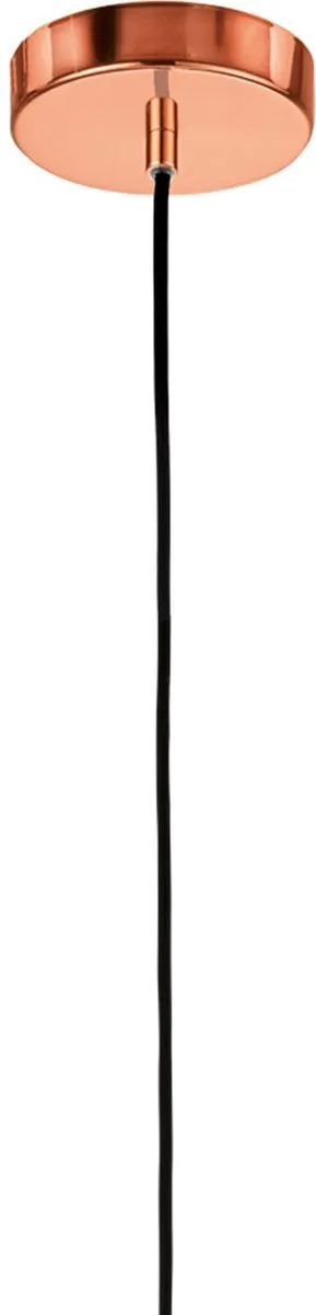 Eglo Vintage Carlton 2 Hanglamp - 1 Lichtpunt - Ø455mm - Koper/Zwart