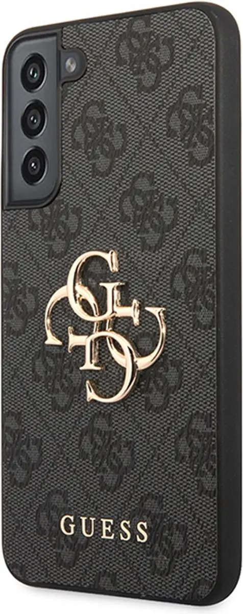 Guess 4G Metal Logo Back Case - Samsung Galaxy S23+ - Grijs