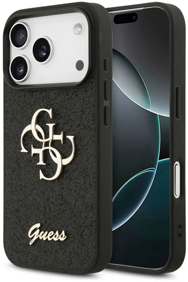 Guess iPhone 17 Pro Max Back Cover - Zwart - 13795