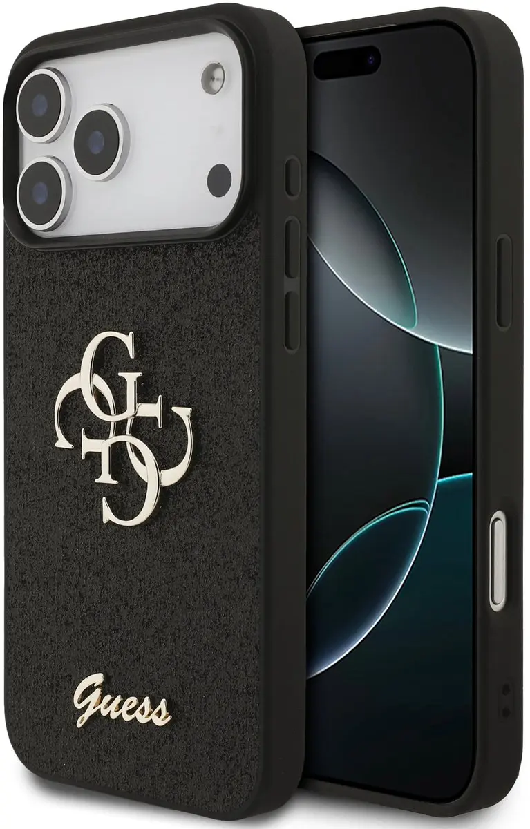 Guess iPhone 17 Pro Max Back Cover - Zwart - 13795