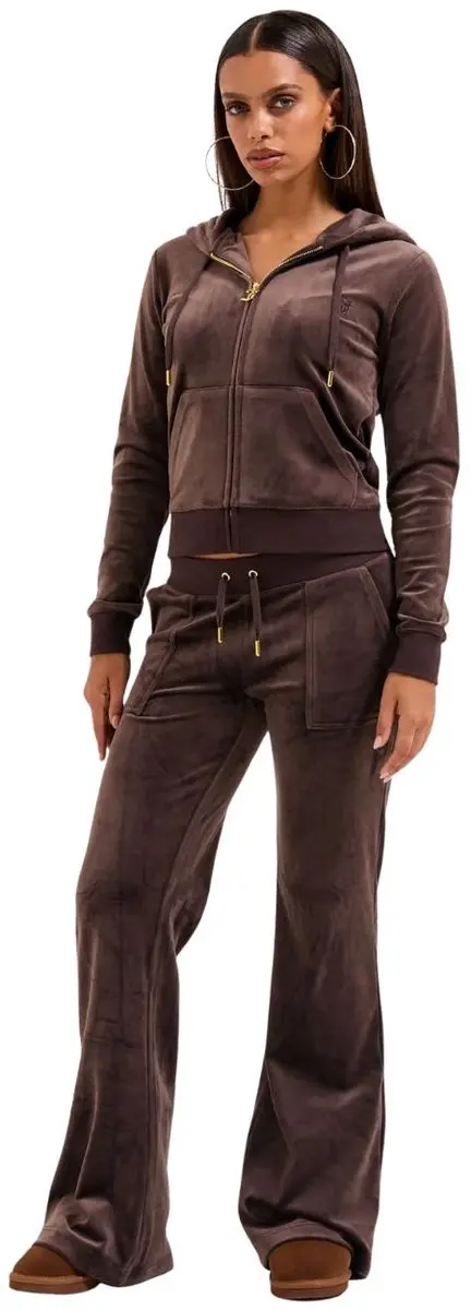 Juicy Couture Del Ray Pocketed Pant - Maat M - Goud
