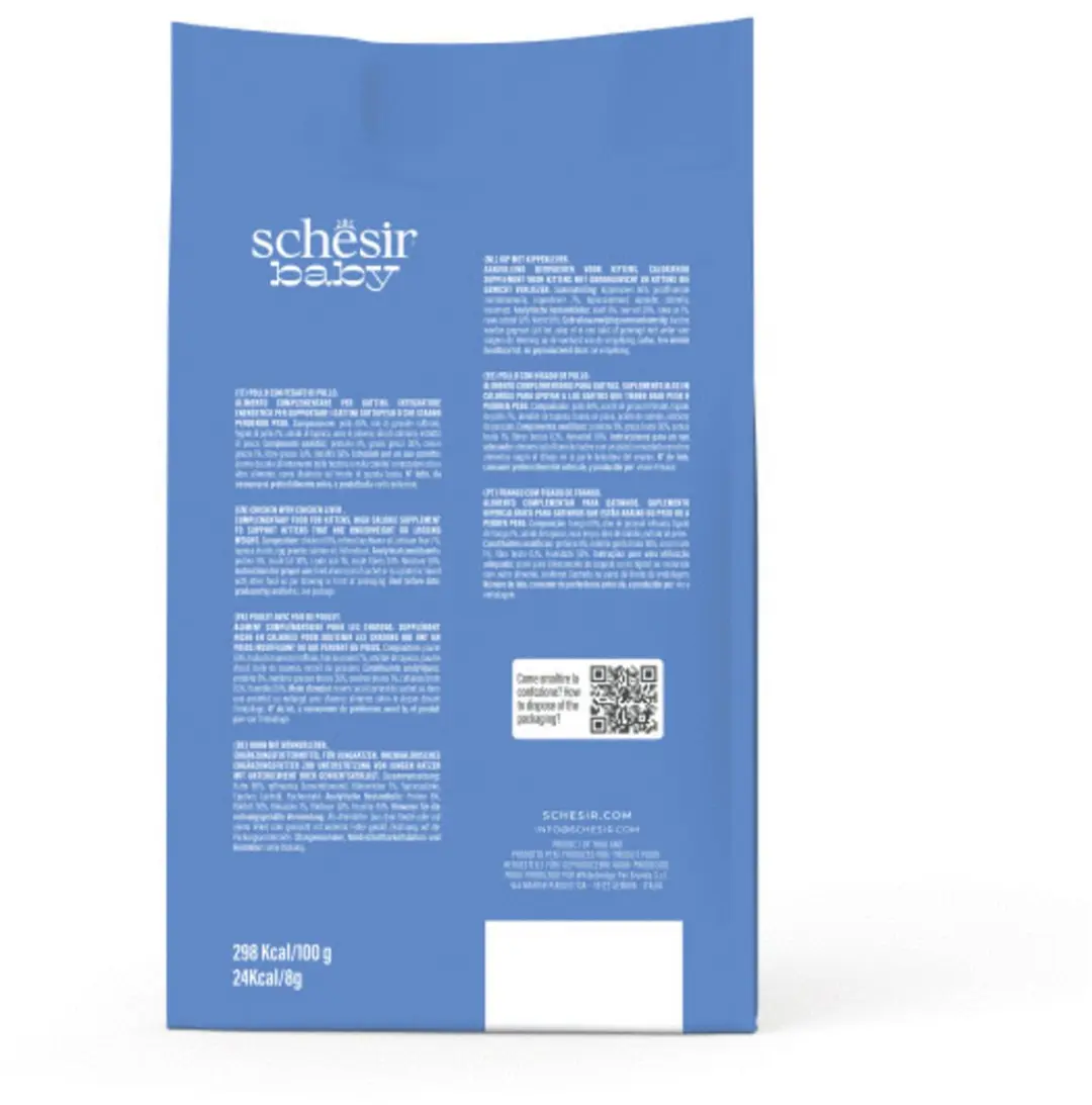 Schesir Baby Thrive Kitten Kip 20x8g