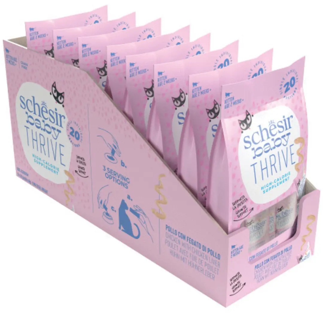 Schesir Baby Thrive Kitten Kip 20x8g