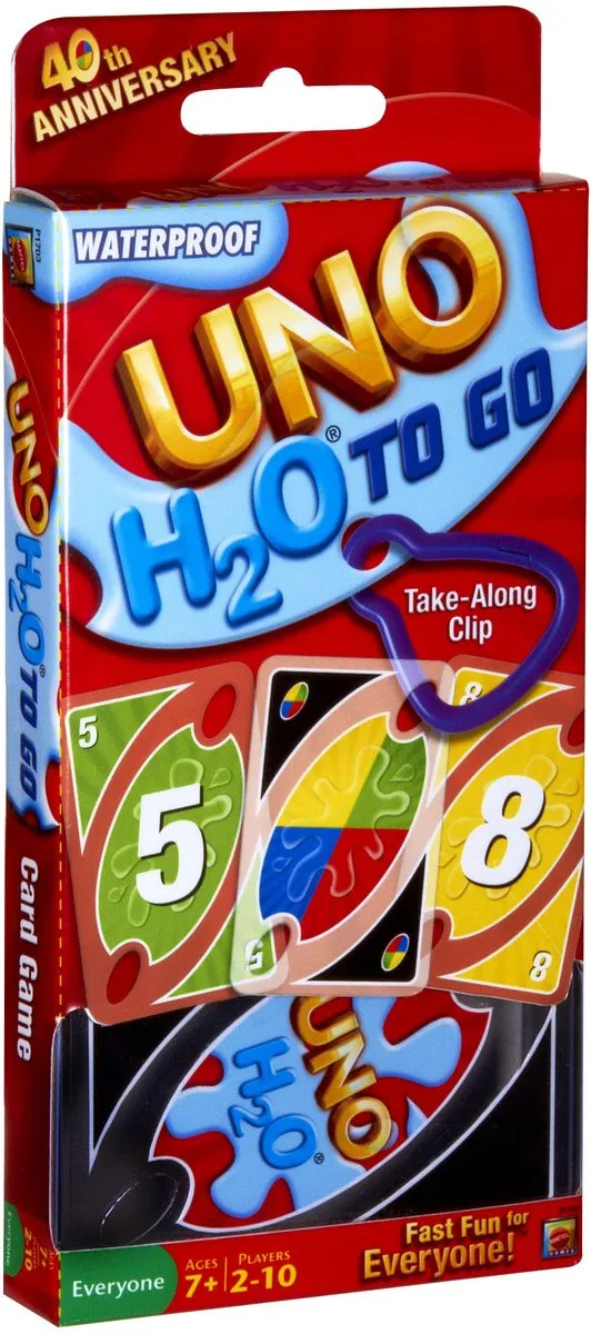 Mattel Games Uno H2O To Go Kaartspel P1703