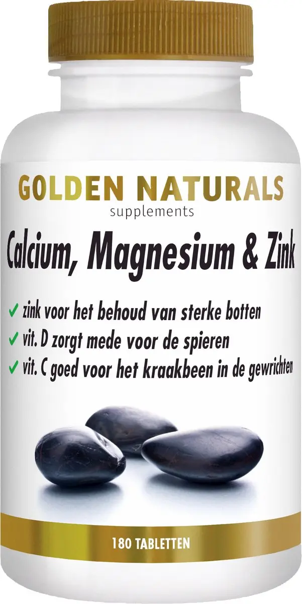 Golden Naturals Calcium Magnesium Zink 180 Tabletten