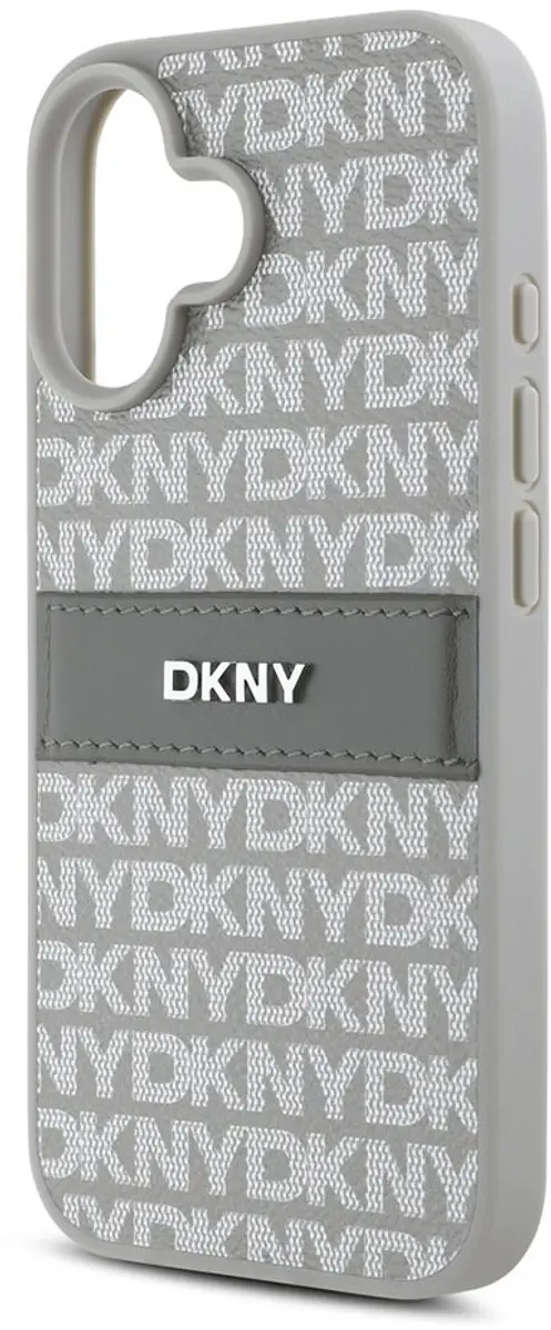 DKNY Backcover iPhone 16 - Beige - 3666339333348