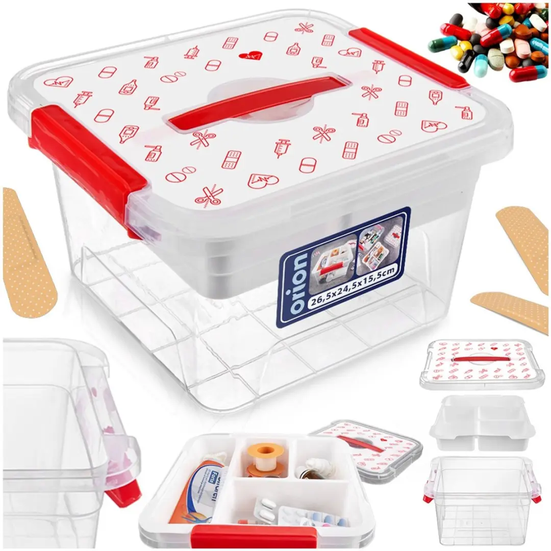 Orion Organizer Medicijnhouder 8L - Transparant